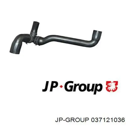 Патрубок термостата 037121036 JP Group