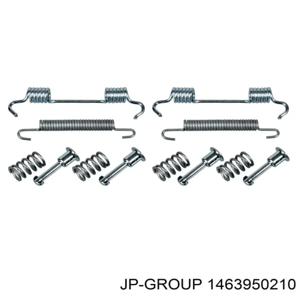 Ремкомплект гальмівних колодок 1463950210 JP Group