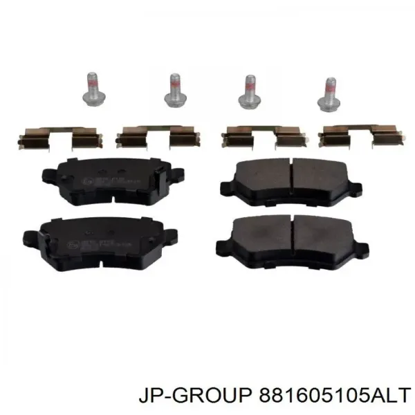 Задні гальмівні колодки 881605105ALT JP Group