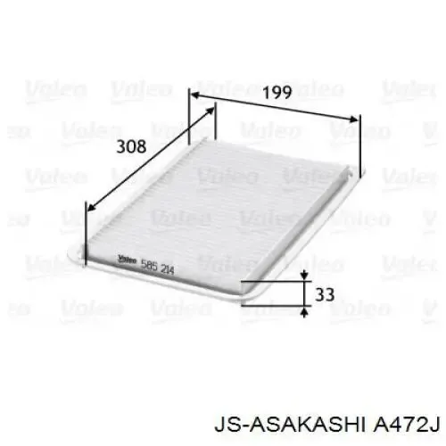 Повітряний фільтр A472J JS Asakashi