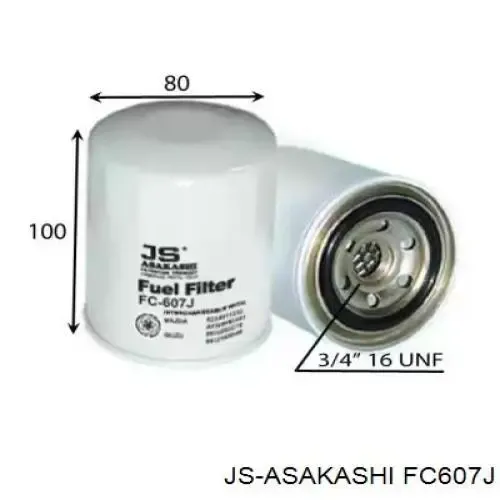 Паливний фільтр FC607J JS Asakashi