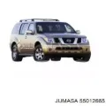Дзеркальний елемент дзеркала заднього виду, лівого NISSAN 96366EB10A