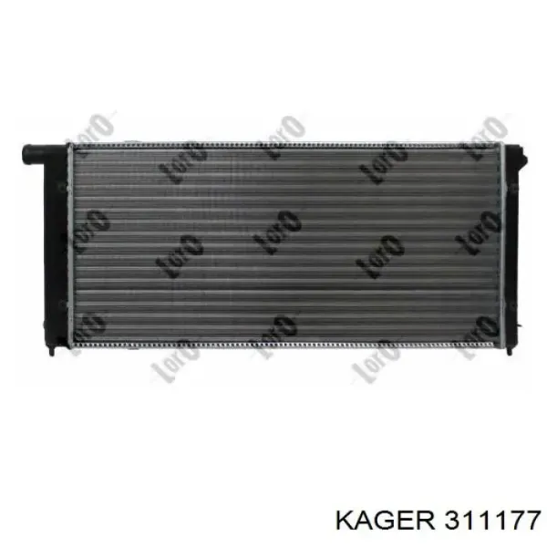Радіатор 7764801 Kemp