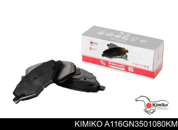 Передні тормозні колодки A116GN3501080KM Kimiko