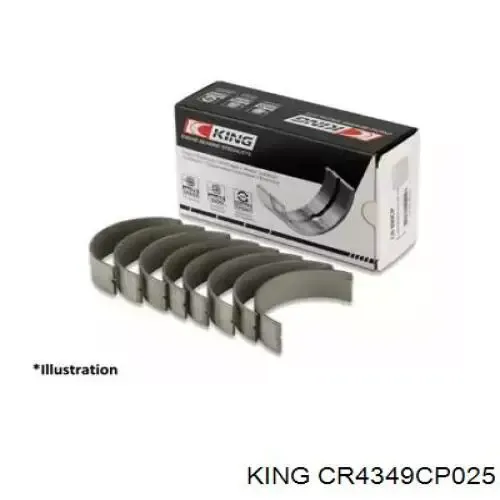 Вкладиші колінвала, шатунні, комплект, 1-й ремонт (+0,25) R723A025 Taiho