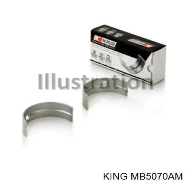 Вкладиші колінвала, корінні, комплект, стандарт (STD) AEM5526STD AE