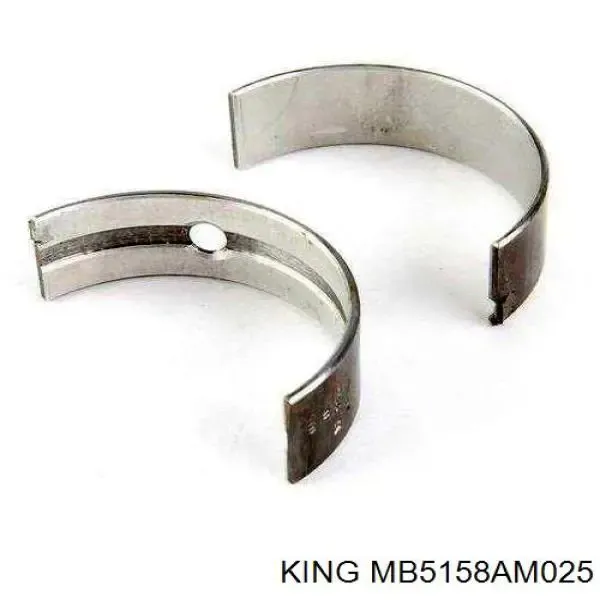 Вкладиші колінвала, корінні, комплект, 1-й ремонт (+0,25) MB5158AM025 King