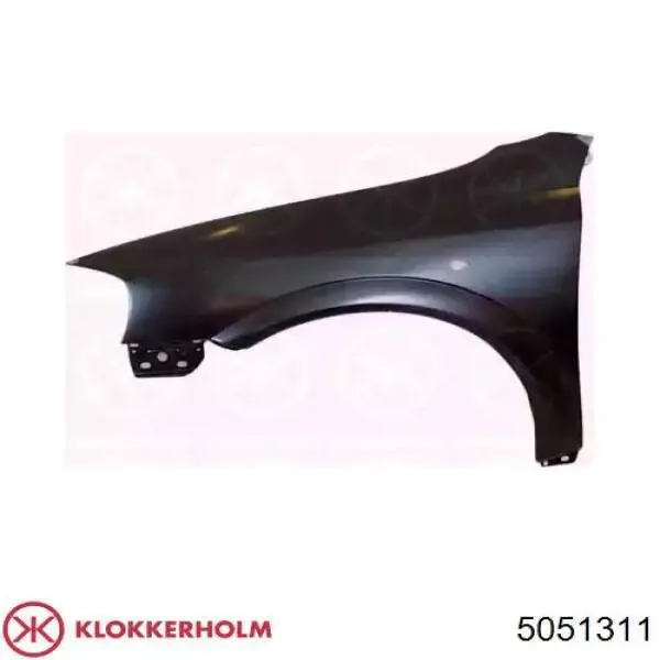 Крило переднє ліве Opel Astra G