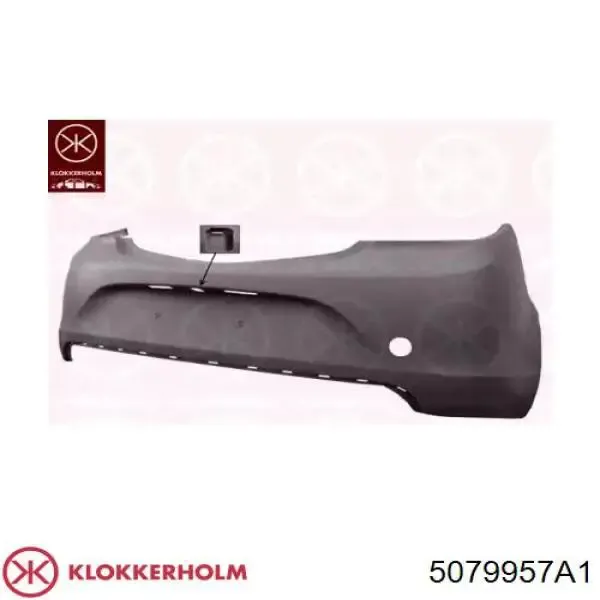Задній бампер 1404651 Opel