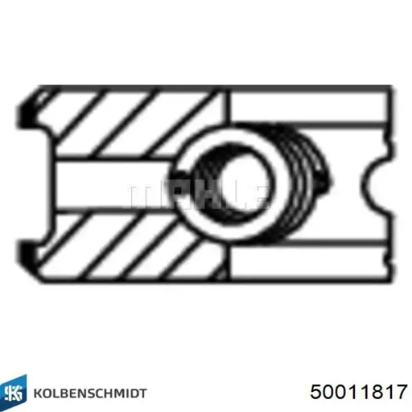 Кільця поршневі комплект на мотор, STD. 50011817 Kolbenschmidt