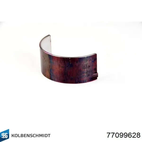 Вкладиші колінвала, шатунні, комплект, 2-й ремонт (+0,50) 77099628 Kolbenschmidt