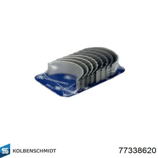 Вкладиші колінвала, шатунні, комплект, 2-й ремонт (+0,50) 77338620 Kolbenschmidt
