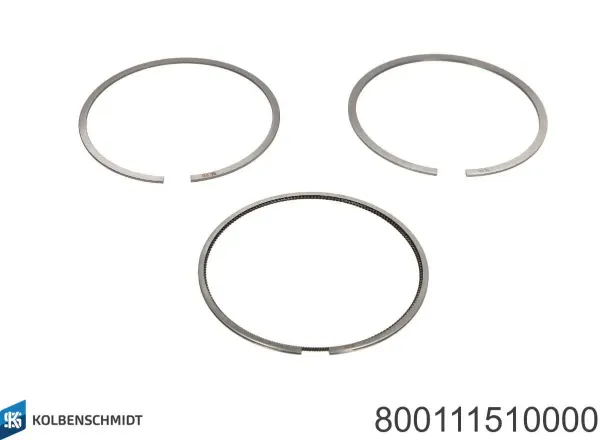 Кільця поршневі на 1 циліндр, STD. 800111510000 Kolbenschmidt