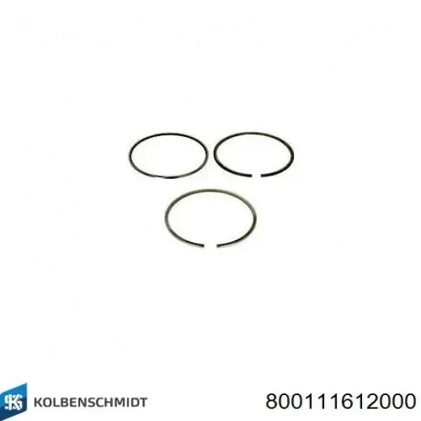 Кільця поршневі на 1 циліндр, STD. 800111612000 Kolbenschmidt