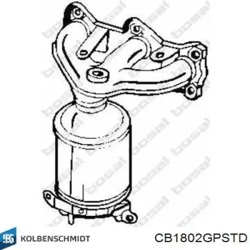 Вкладиші шатунні CB1802GPSTD Kolbenschmidt