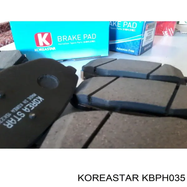 Передні тормозні колодки KBPH035 Koreastar