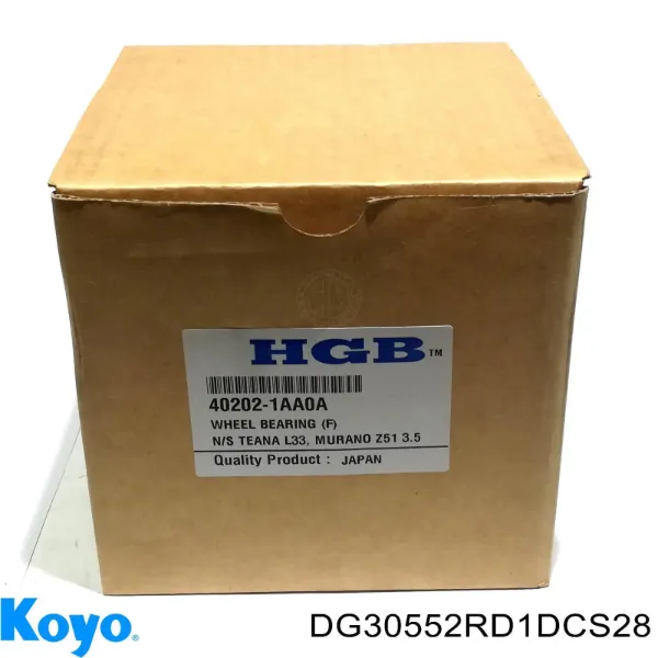 Ролик натягувача ременя ГРМ DG30552RD1DCS28SZ Koyo