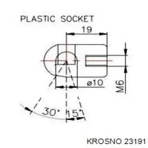 Амортизатор багажника 23191 Krosno