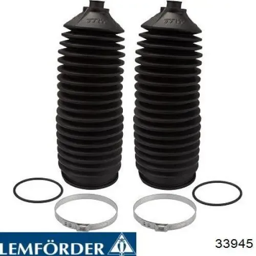 Пильник рульової рейки 33945 Lemforder