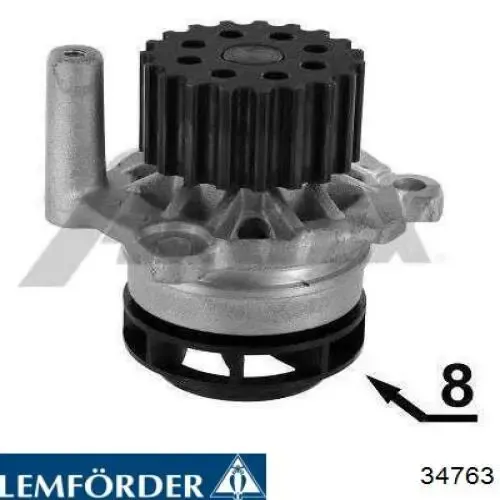 Сайлентблок переднього важеля 34763 Lemforder