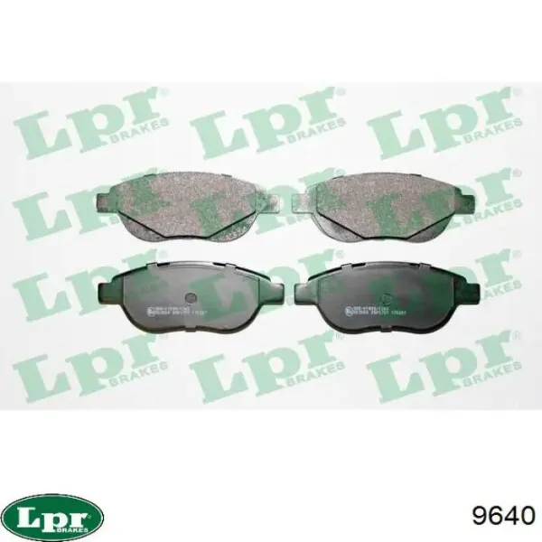 Колодки гальмові задні, барабанні 9640 LPR