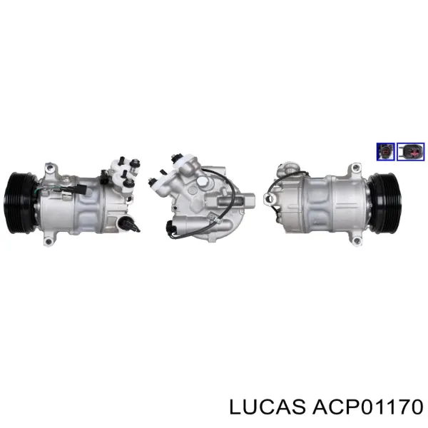 Компресор кондиціонера 36010352 Volvo