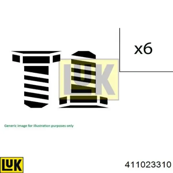 Болт кріплення маховика 411023310 LUK