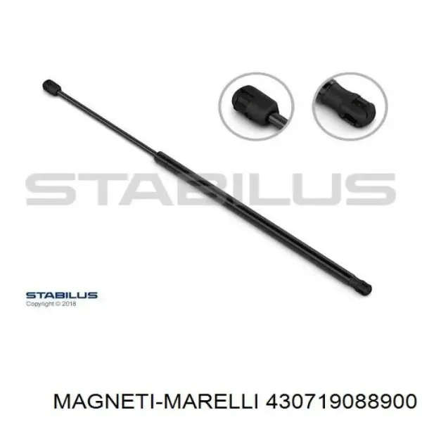 Амортизатор багажника 430719088900 Magneti Marelli