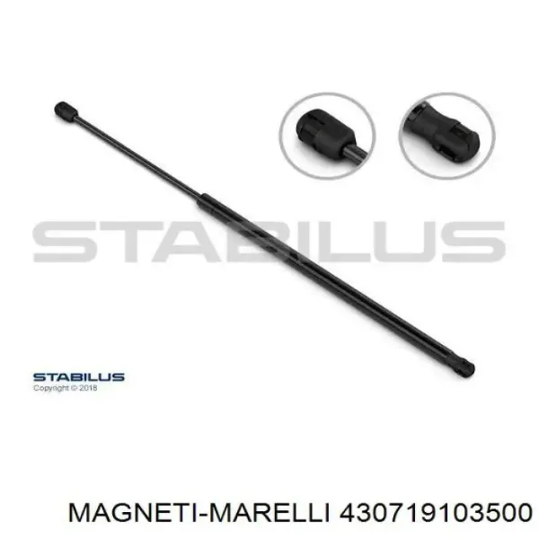 Амортизатор багажника 430719103500 Magneti Marelli