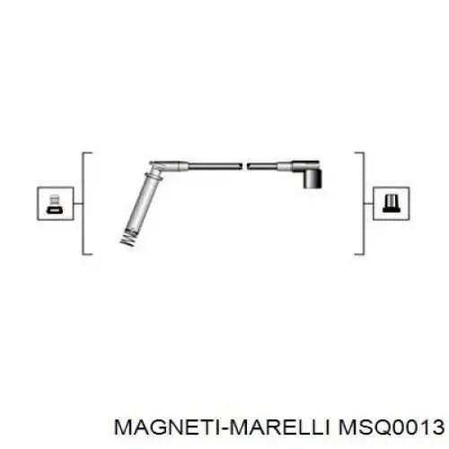 Високовольтні дроти MSQ0013 Magneti Marelli