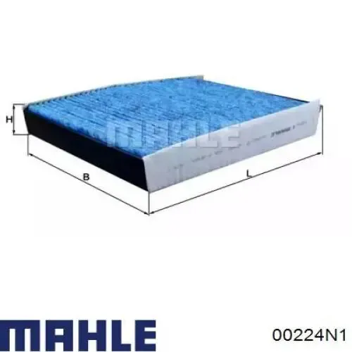 Кільця поршневі на 1 циліндр, 3-й ремонт (+0,75) 00224N1 Mahle Original