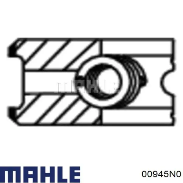 Кільця поршневі на 1 циліндр, STD. 00945N0 Mahle Original