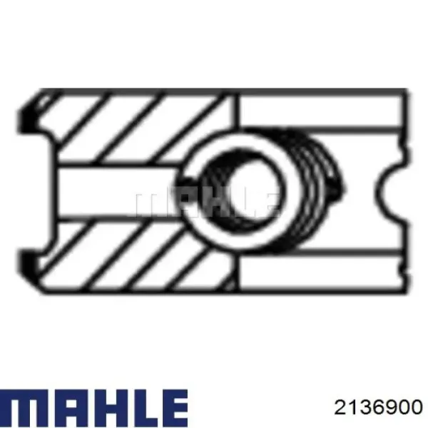 Поршень в комплекті на 1 циліндр, STD 2136900 Mahle Original