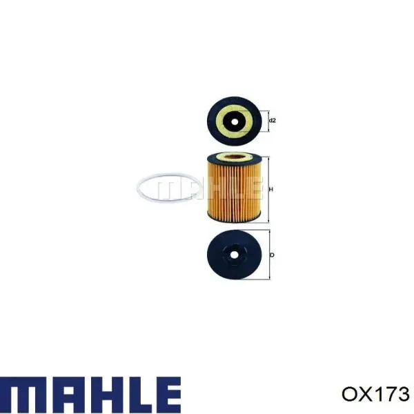 Масляний фільтр OX173 Mahle Original