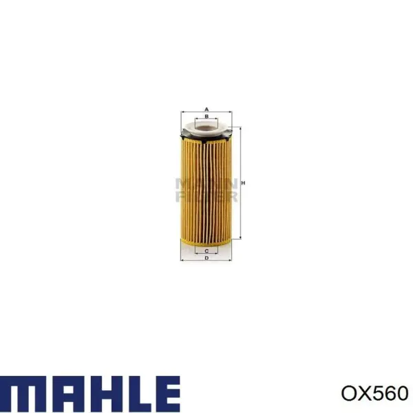 Масляний фільтр OX560 Mahle Original