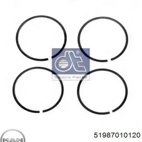 Прокладка колектора 51987010120 MAN