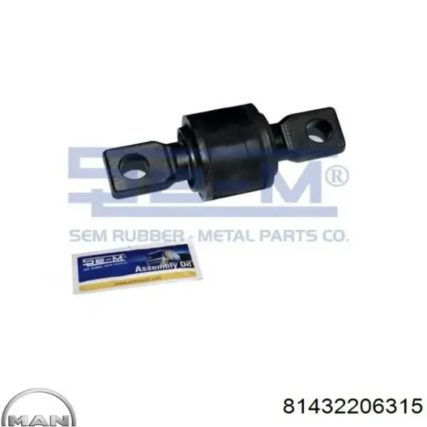 Голчастий підшипник задньої балки 81432206315 MAN