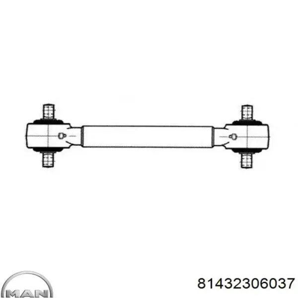 Тяга поздовжня задньої підвіски 81432306037 MAN