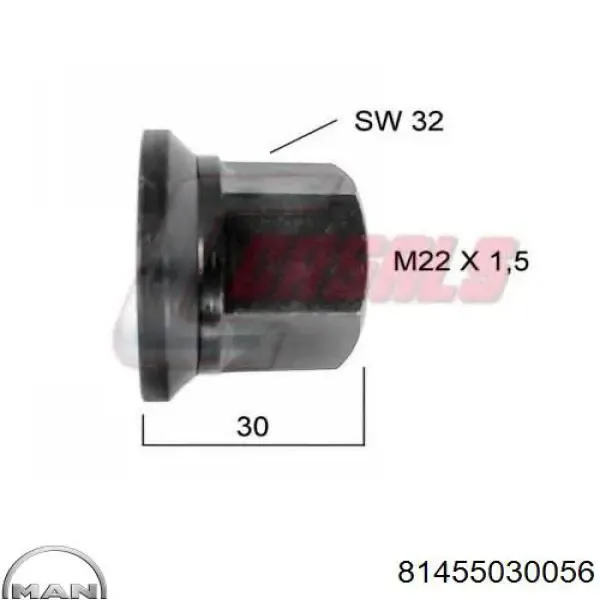 Колісні гайки 81455030056 MAN