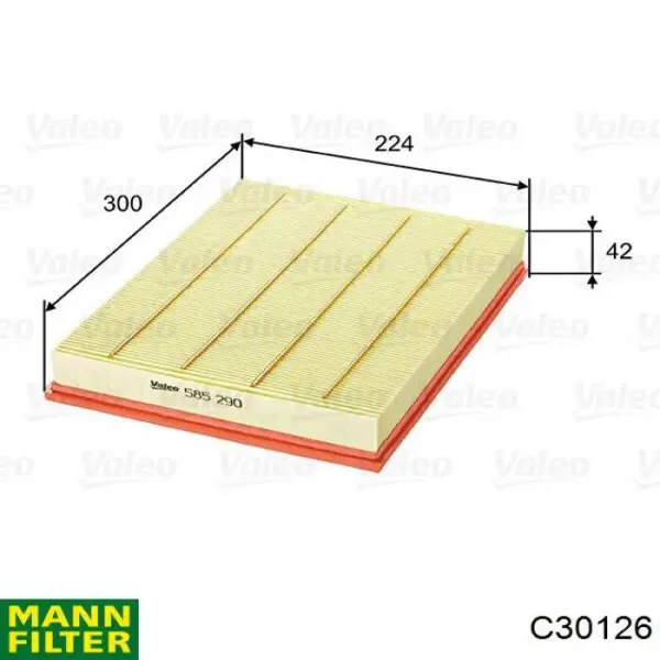 Повітряний фільтр C30126 Mann-Filter
