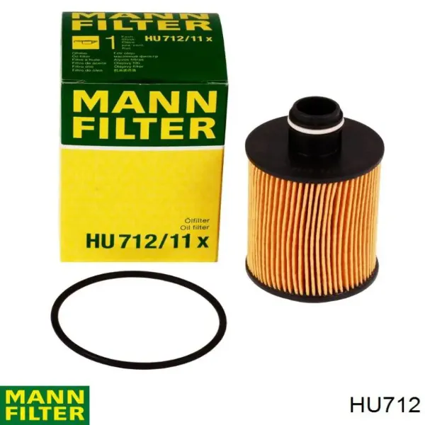 Масляний фільтр HU712 Mann-Filter