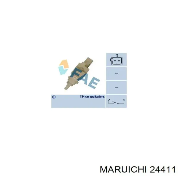 Пильник ШРУСа зовнішній 24411 Maruichi-156