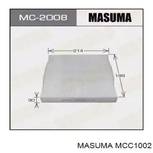 Фільтр салону MCC1002 Masuma