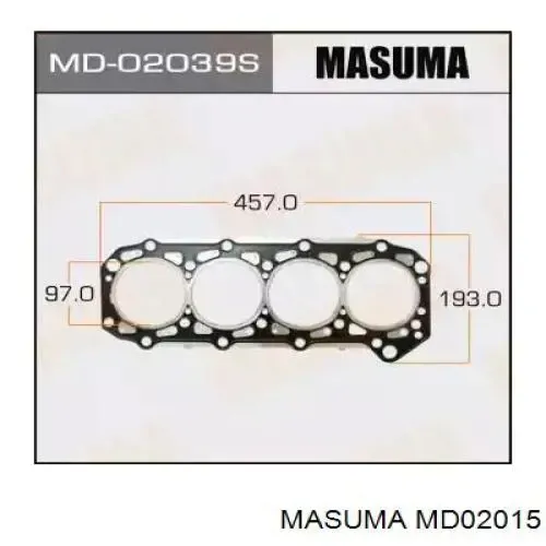 Прокладка ГБЦ MD02015 Masuma