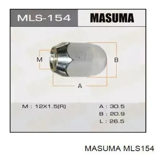 Гайка кріплення колеса Masuma MLS154 ціна, від