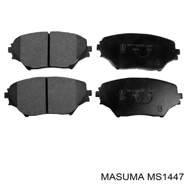 Передні тормозні колодки MS1447 Masuma