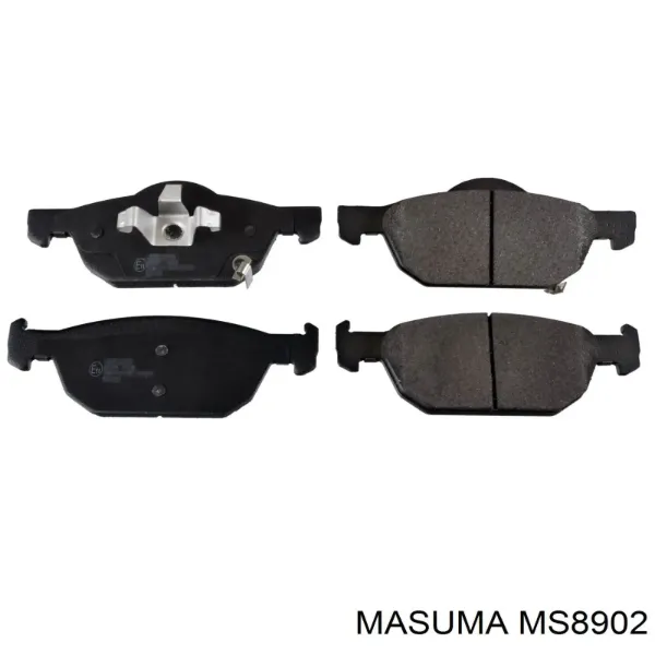 Передні тормозні колодки MS8902 Masuma