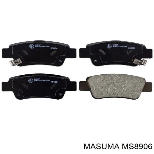 Задні гальмівні колодки MS8906 Masuma