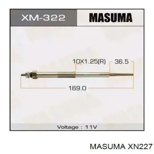 Свічка накалу XN227 Masuma
