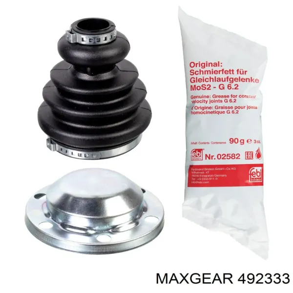 Піввісь задня 492333 Maxgear